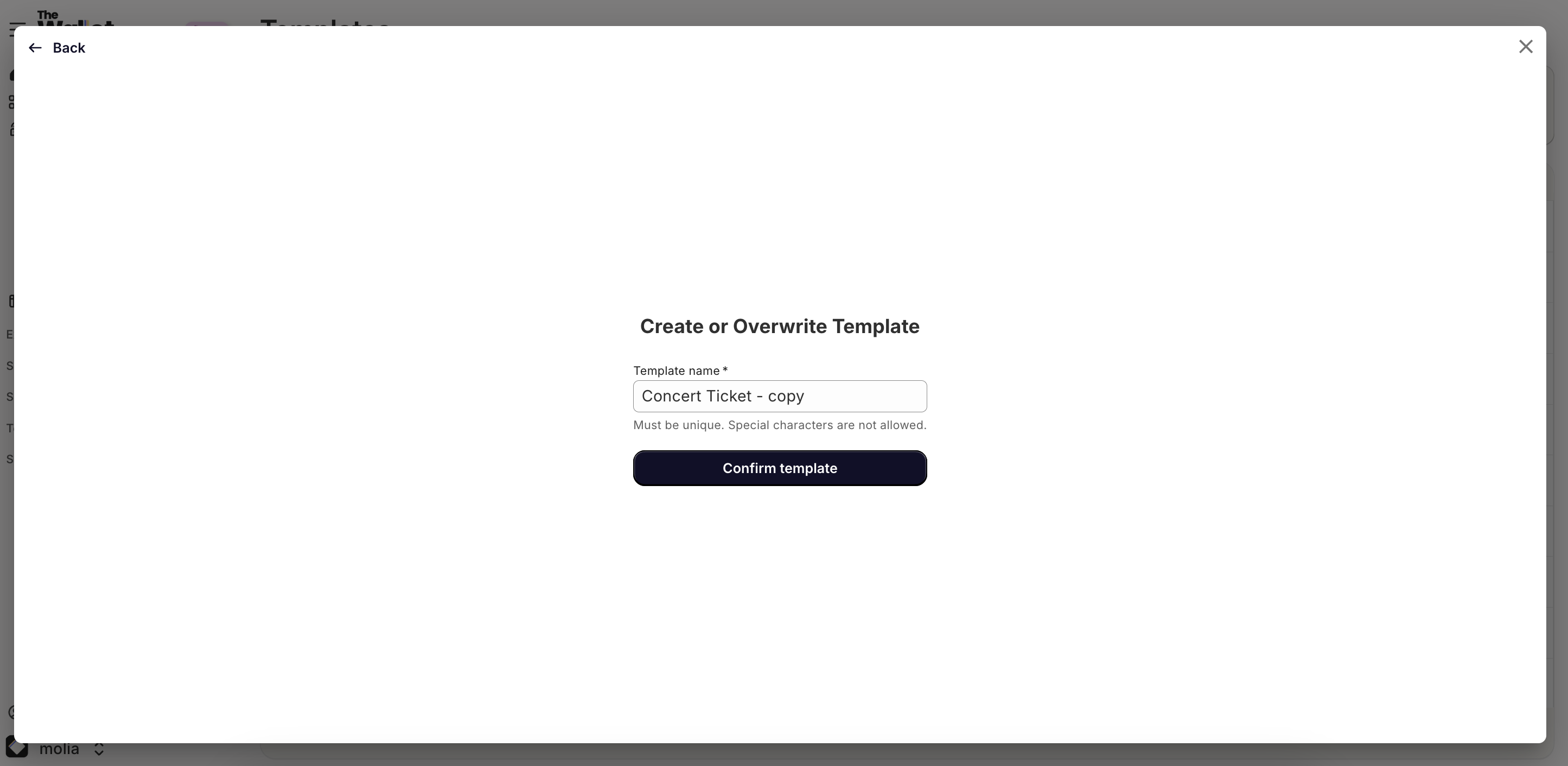 Duplicate a template (2)