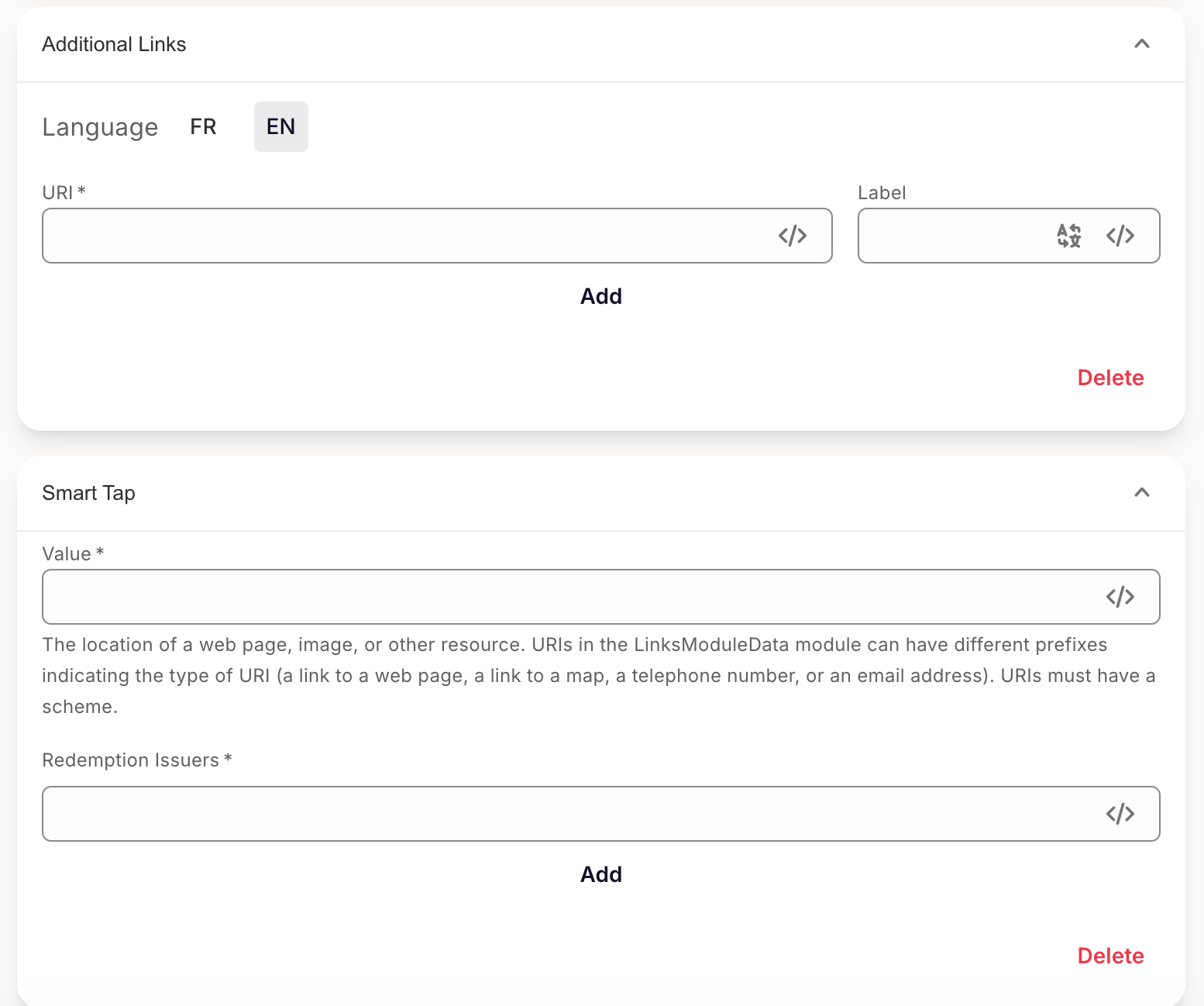 Event ticket - Smart tap Google