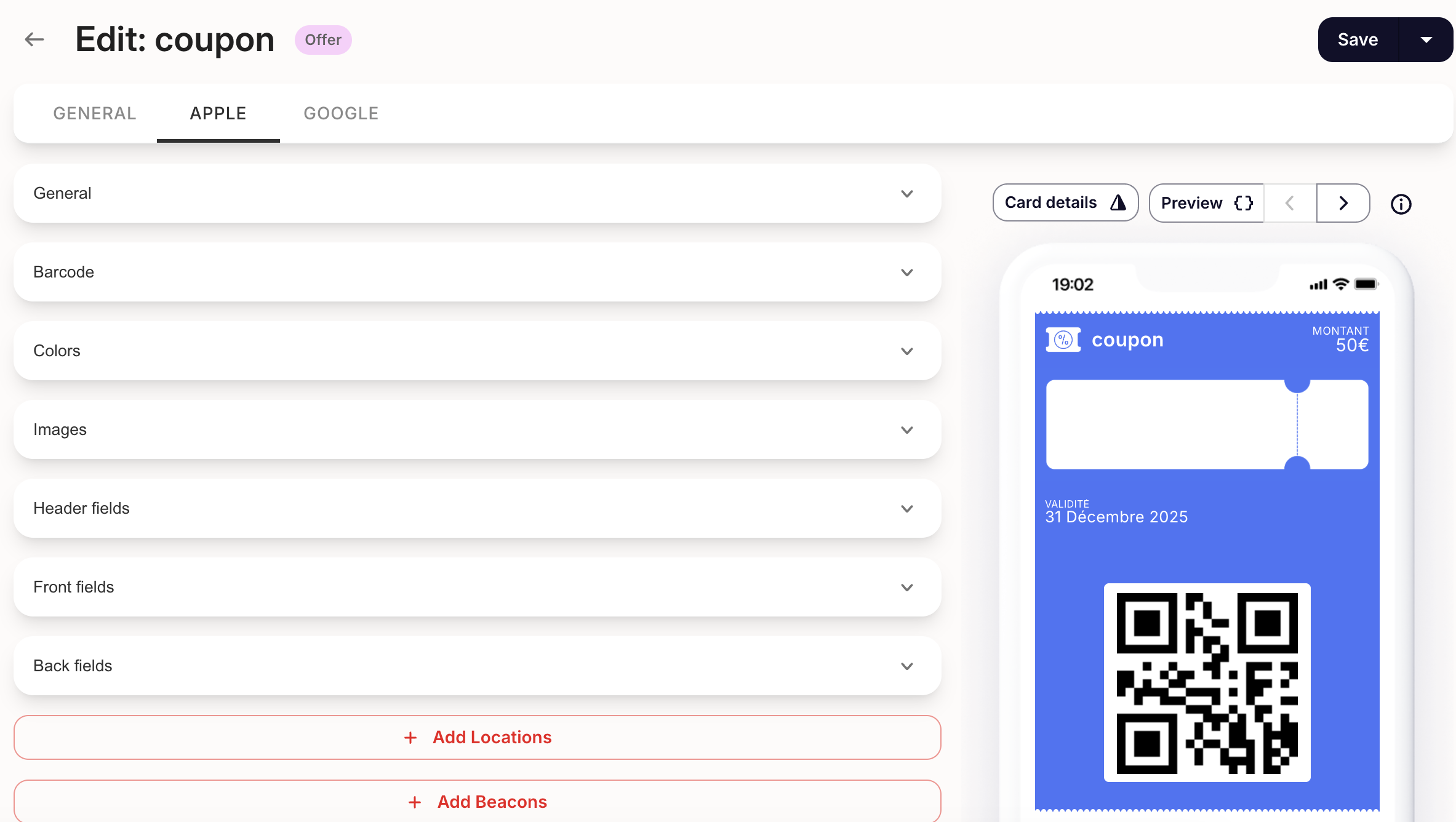The Wallet Crew offer - Apple architecture