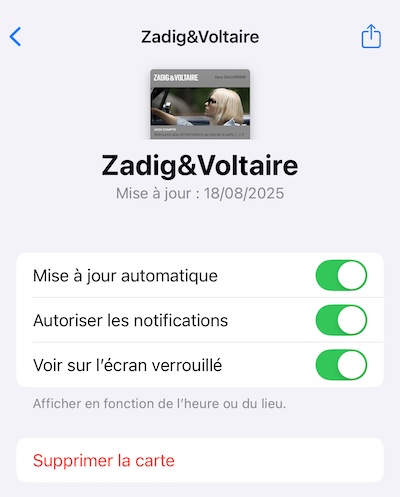 Pass notification settings (iOS)