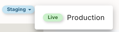 Glossary - production environment
