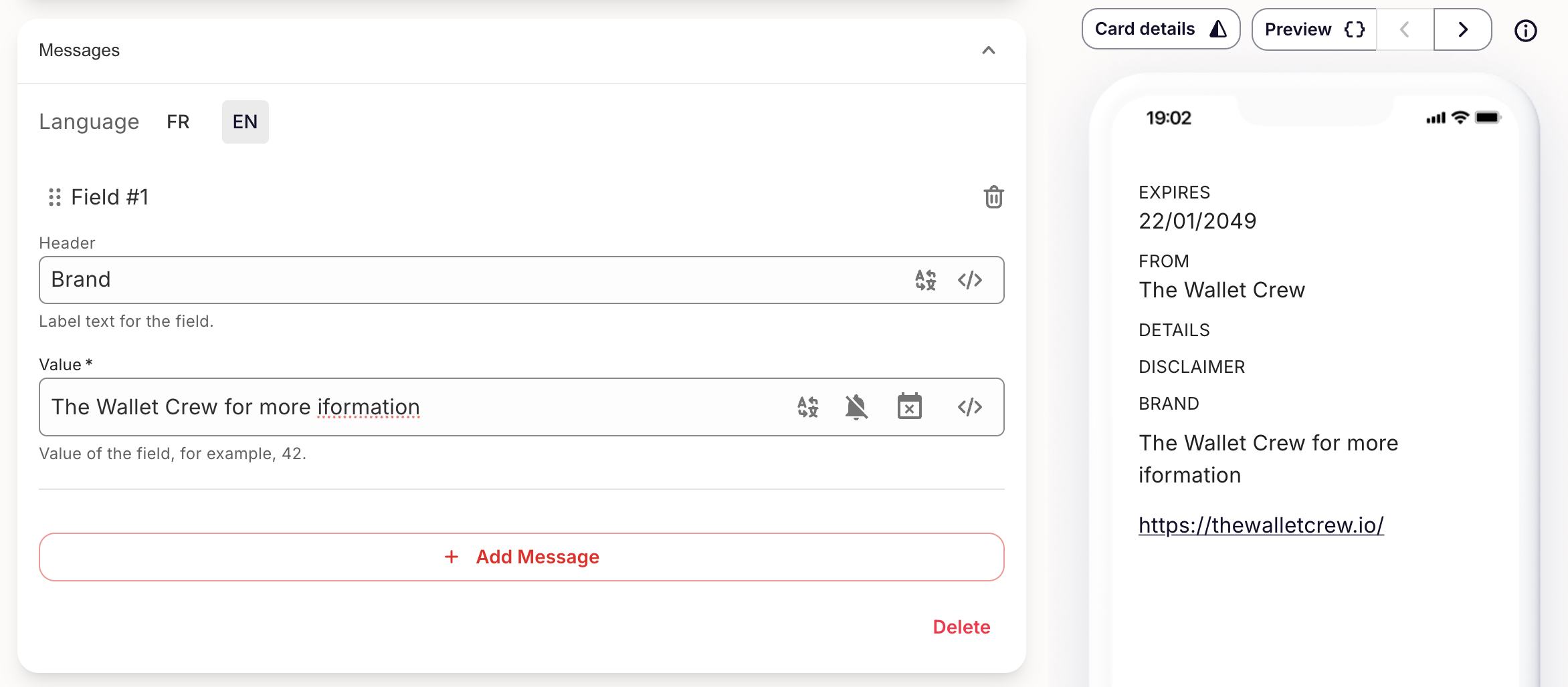 The Wallet Crew Offers - Messages Google